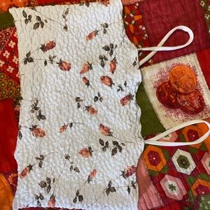 Cropped Floral Shirt